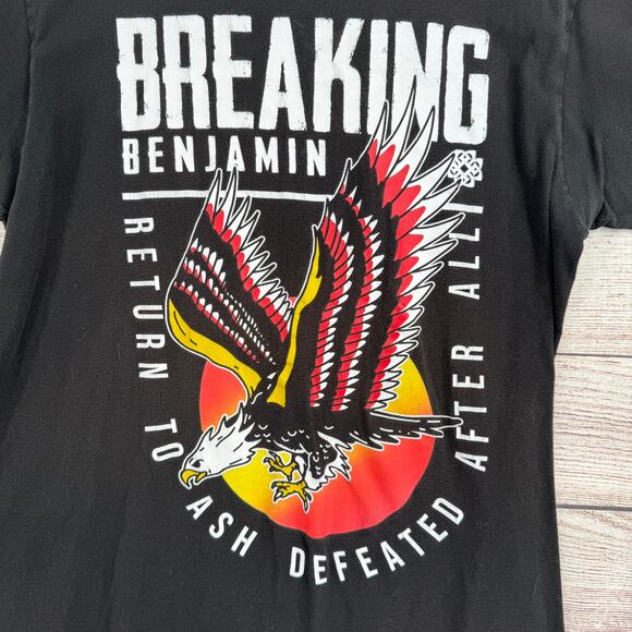 Breaking Benjamin Return to Ash Defeated After All T-Shirt Adult Large Black - Picture 3 of 6
